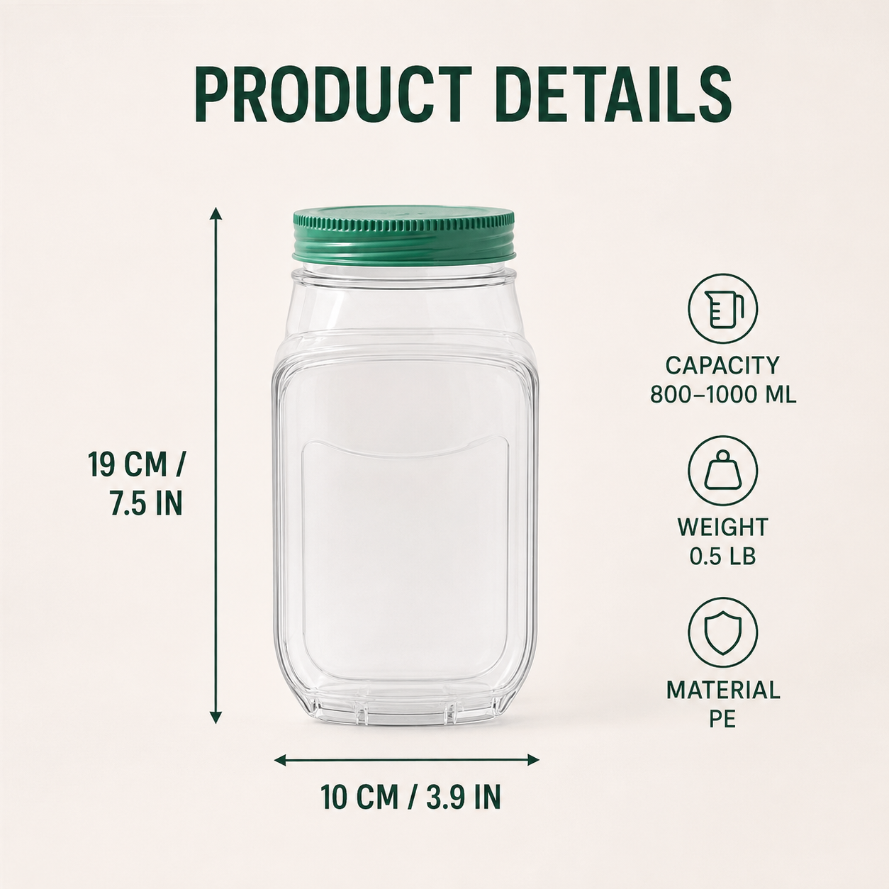 ๐ฅ 50% OFF Side-Opening Airtight Salad Jar โ Fresh Layers Ready To Go