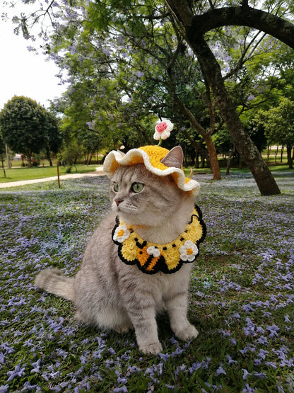 🐱 Handmade Crochet Kitty Hat