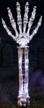 💀 Glowing Skeleton Hand Yard Lights – Turn Your Walkway Into a Haunted Graveyard