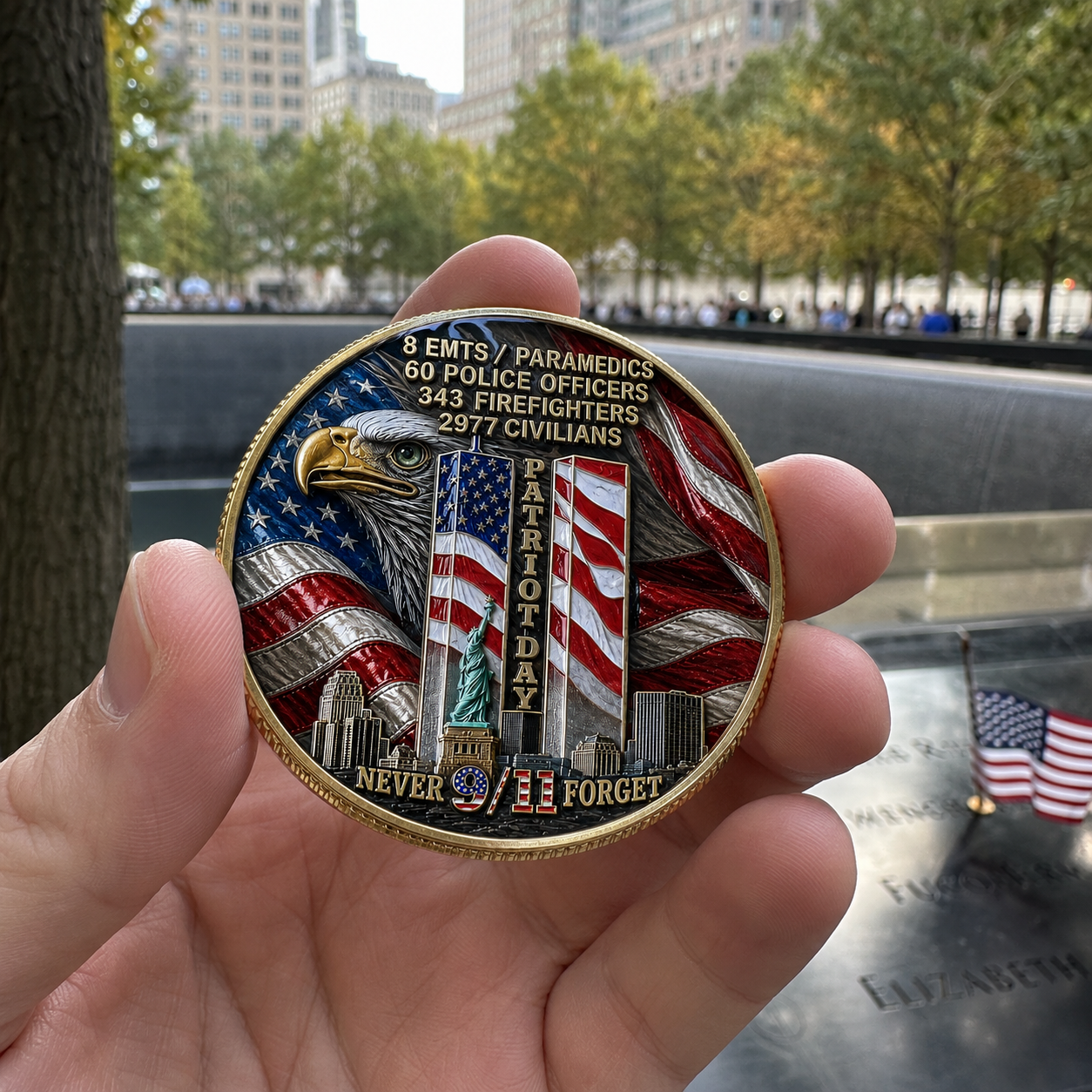 🇺🇸 Last Day Promo: 49% OFF 🎖️9/11 Never Forget Challenge Coin （Free VIP gift for orders over $60）