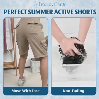 BreezyCargo™ 6-Pocket Stretch Lightweight Comfort Shorts